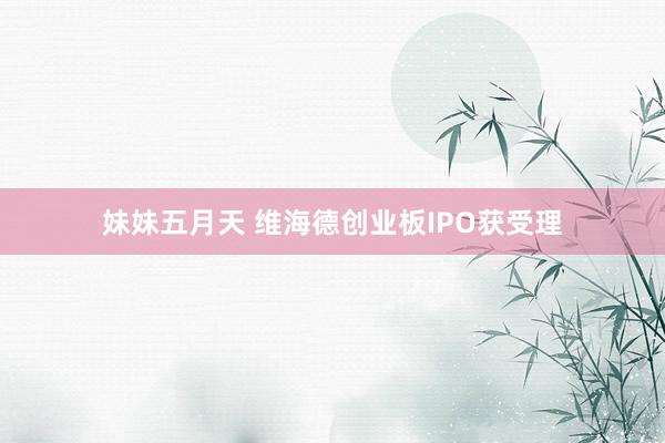 妹妹五月天 维海德创业板IPO获受理