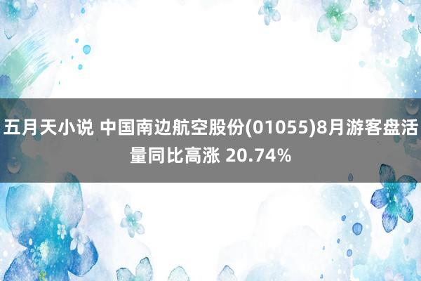 五月天小说 中国南边航空股份(01055)8月游客盘活量同比高涨 20.74%