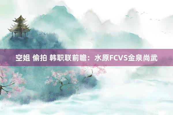 空姐 偷拍 韩职联前瞻：水原FCVS金泉尚武