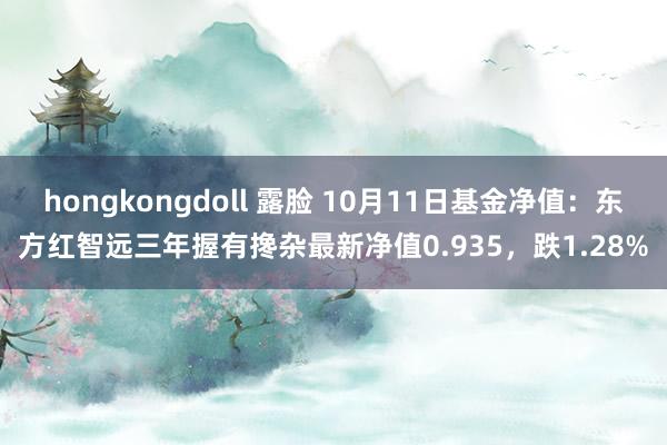 hongkongdoll 露脸 10月11日基金净值：东方红智远三年握有搀杂最新净值0.935，跌1.28%