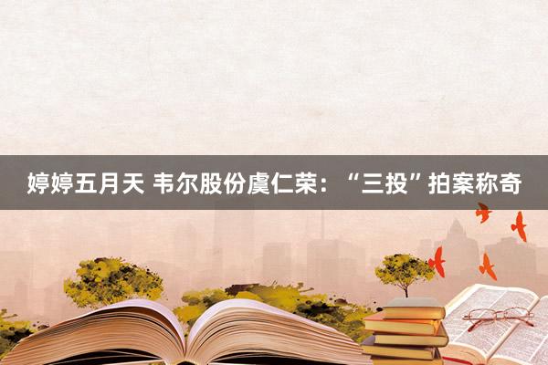 婷婷五月天 韦尔股份虞仁荣：“三投”拍案称奇