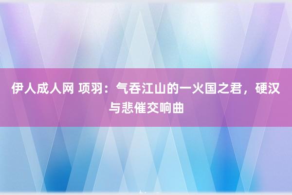 伊人成人网 项羽：气吞江山的一火国之君，硬汉与悲催交响曲