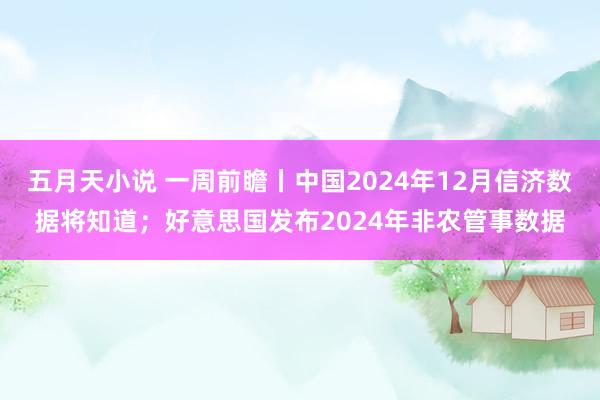 五月天小说 一周前瞻丨中国2024年12月信济数据将知道；好意思国发布2024年非农管事数据