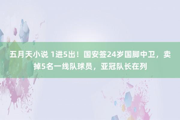 五月天小说 1进5出！国安签24岁国脚中卫，卖掉5名一线队球员，亚冠队长在列